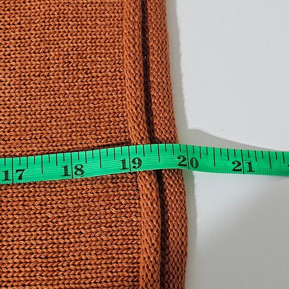 Uniform John Paul Richard Short Sleeve Sweater Earthy Rust Size Petite Medium - Picture 6 of 6